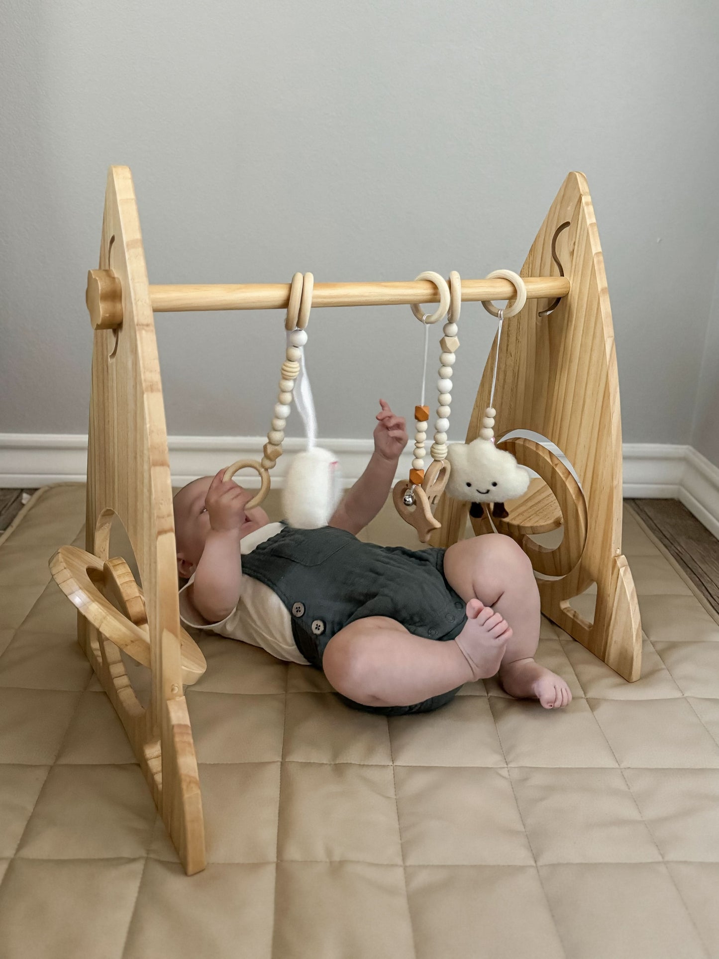 Rocket - Wooden Baby Gym.