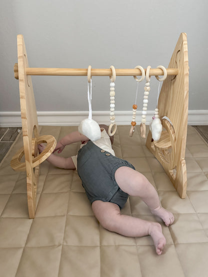 Rocket - Wooden Baby Gym.