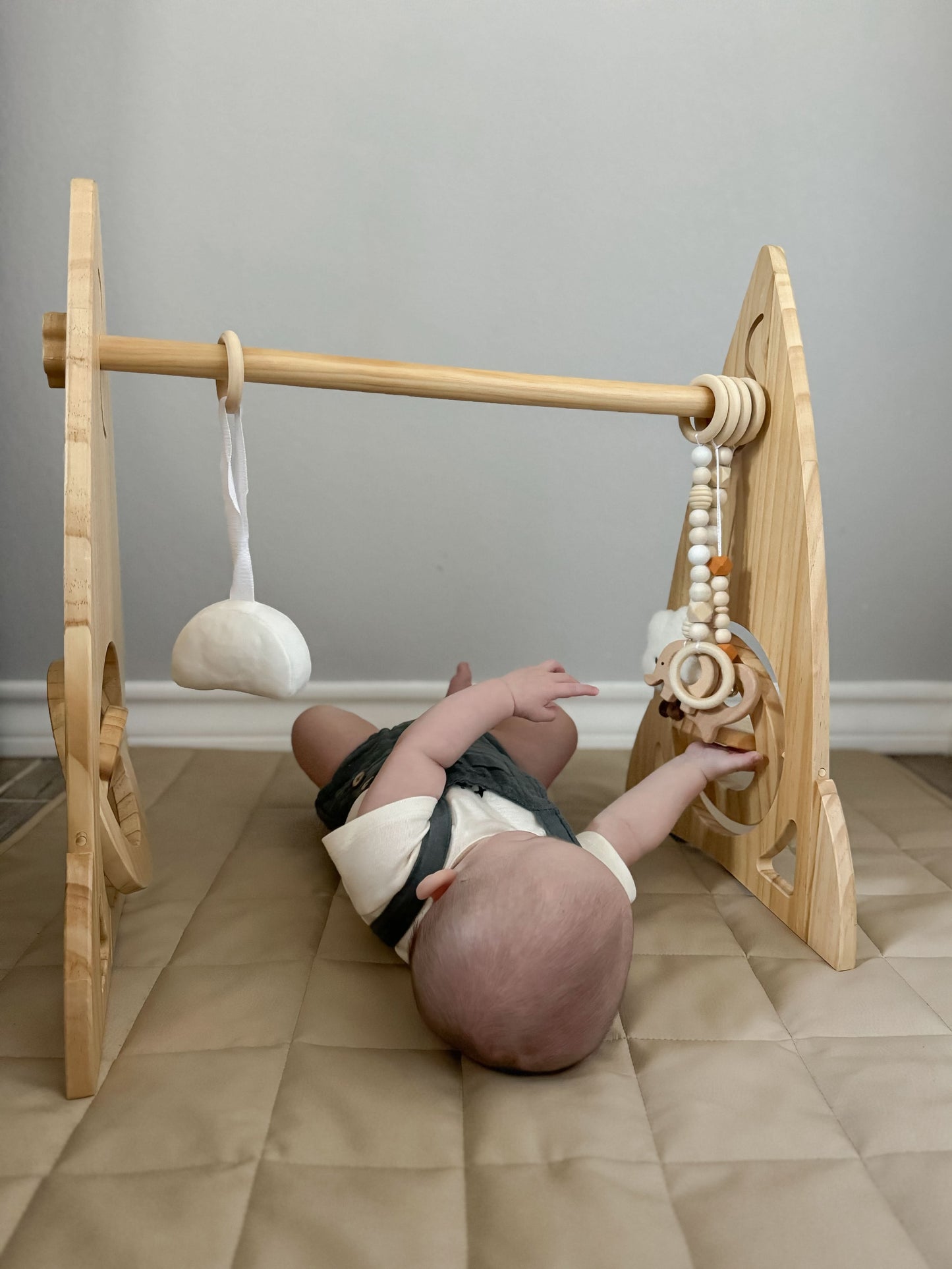 Rakete - Baby-Fitnessstudio aus Holz