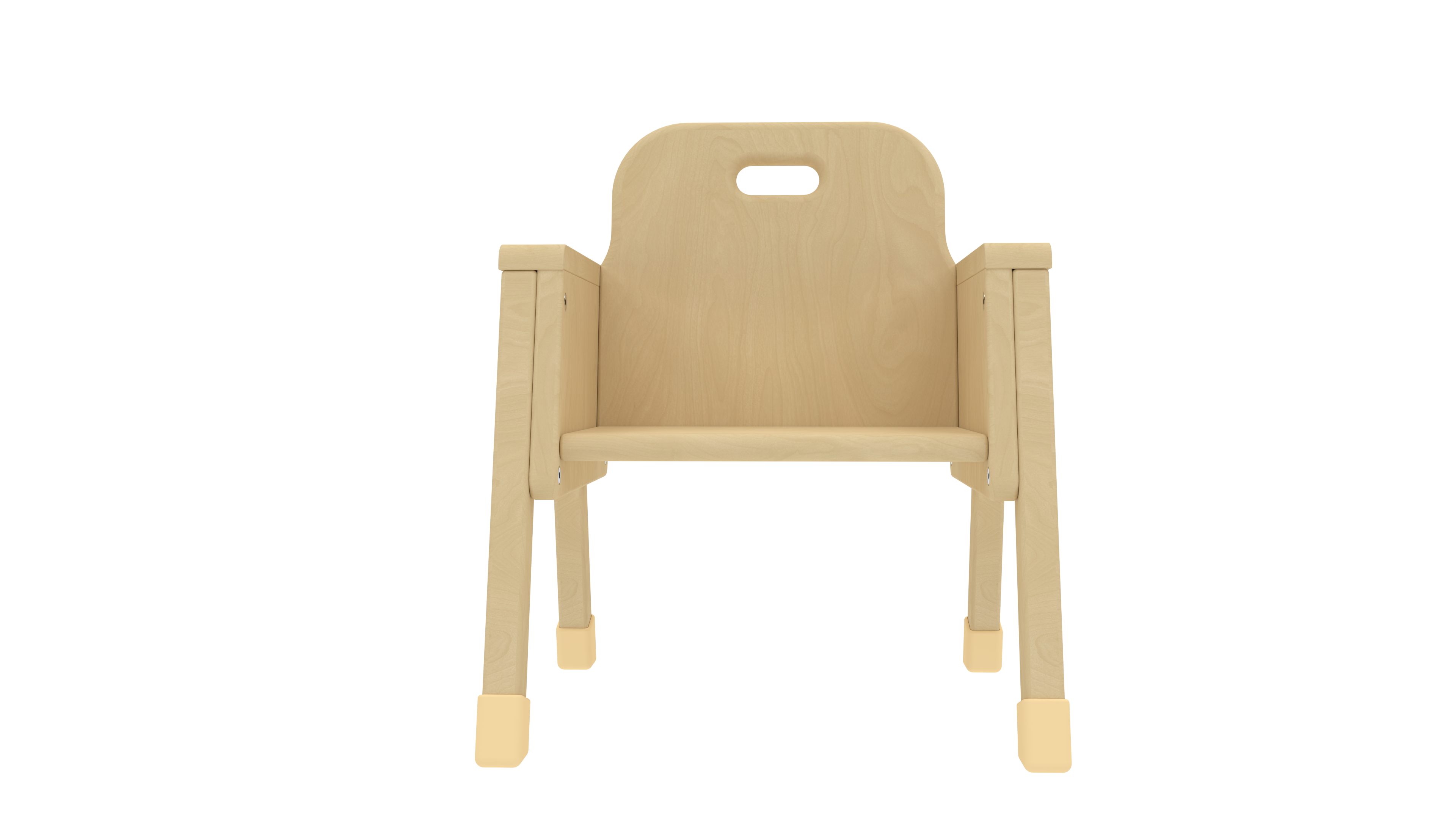 Montessori Wooden Toddler Chair – 8" Seat Height | Kids Armchair for Learning & Play