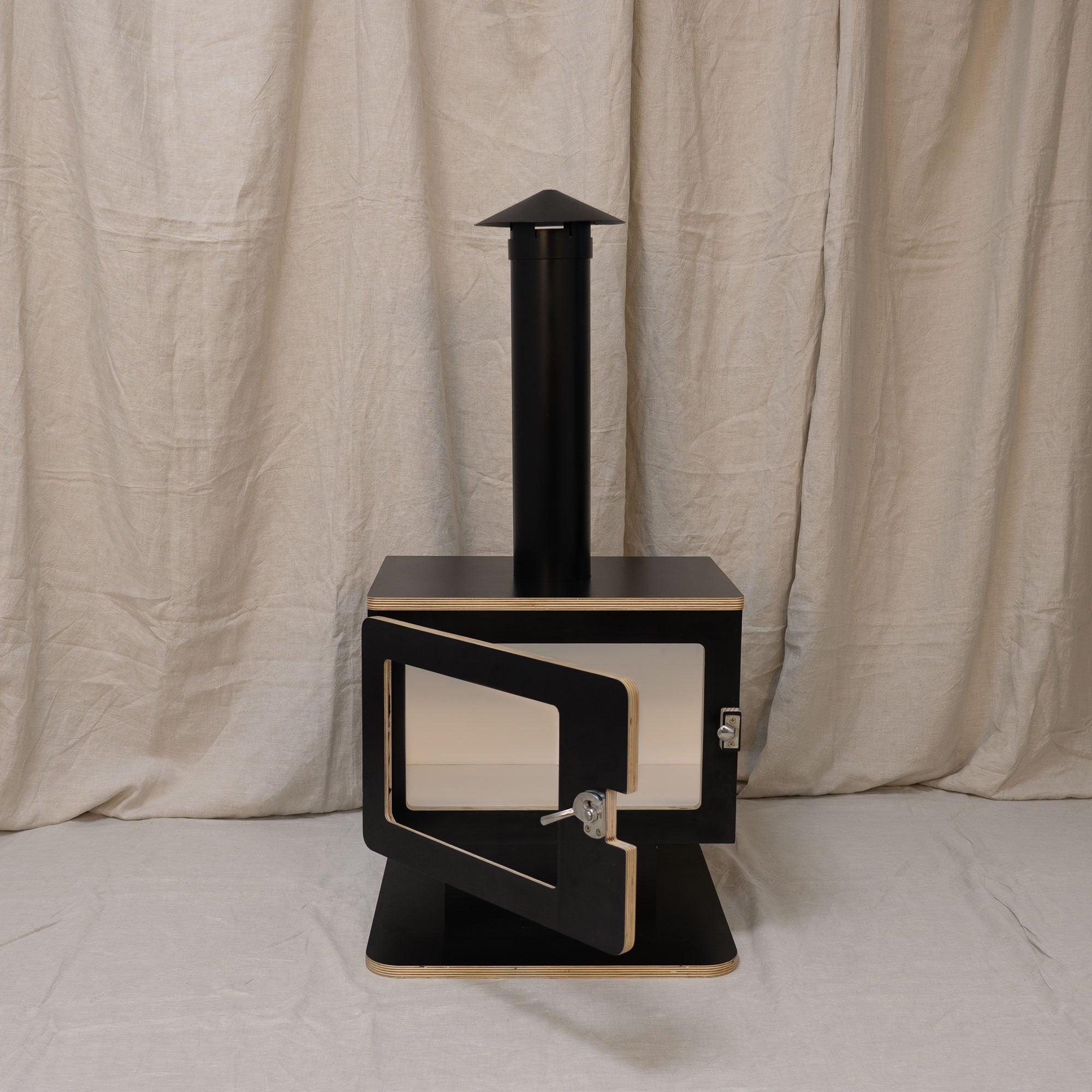 Wooden Play Fireplace – Imaginative Indoor Pretend Play