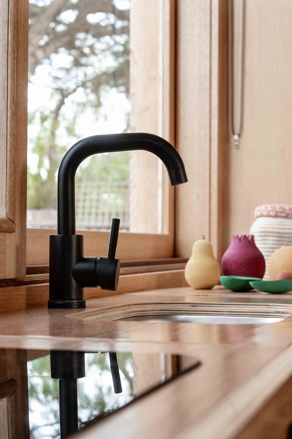 Oak Fluted Play Kitchen Set: Fridge + Sink + Oven