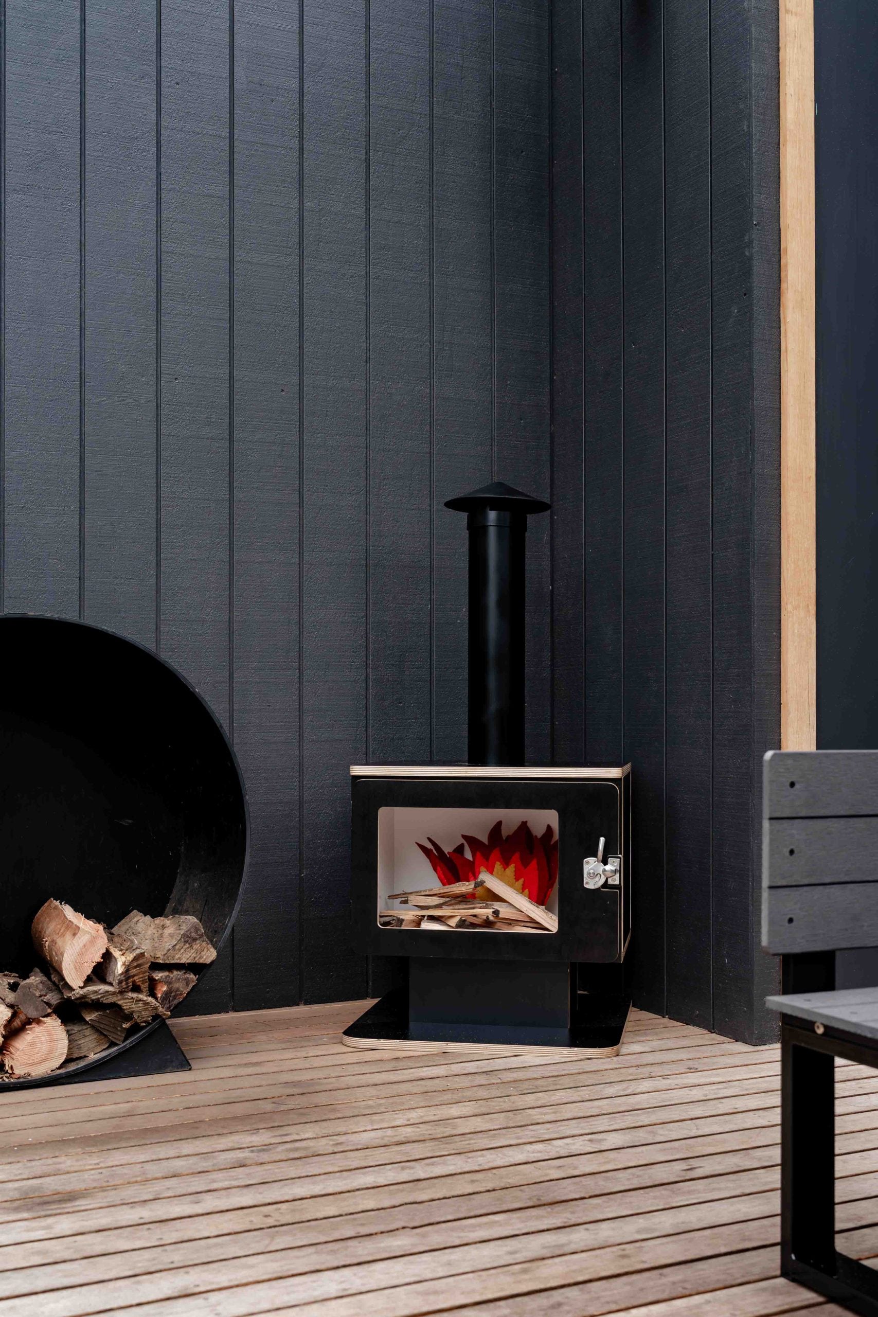 Wooden Play Fireplace – Imaginative Indoor Pretend Play