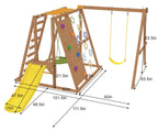 Sycamore Large | Outdoor Sensory Swing Set & Climbing Jungle Gym