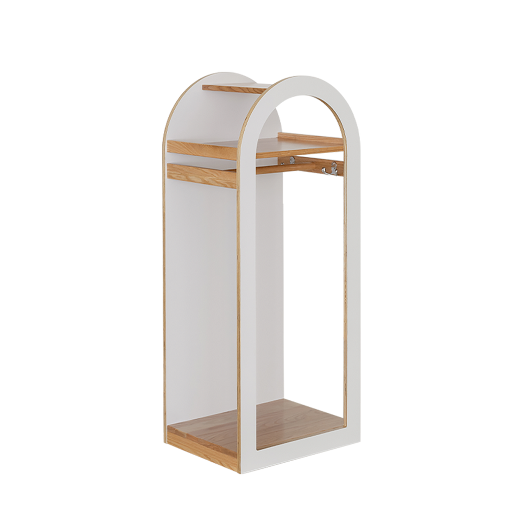 Arched Dresser – White (Dress-Up Display & Storage)