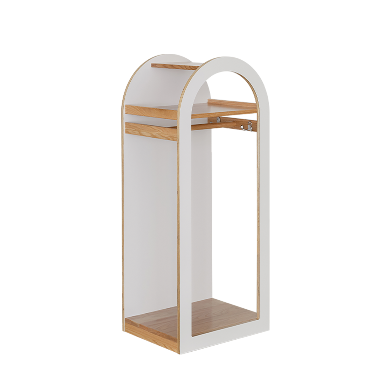 Arched Dresser – White (Dress-Up Display & Storage)