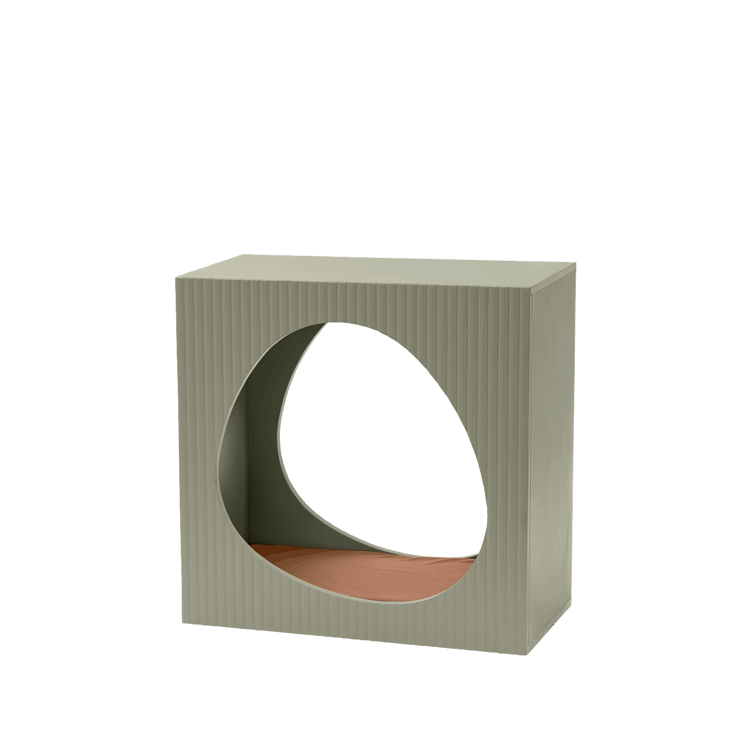 Fluted Nook – Sage Green Sensory Hideout