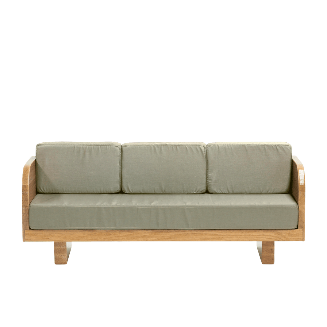 Junior Lounge - Sage Green | Solid Oak Kids Sofa
