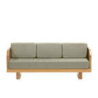 Junior Lounge - Sage Green | Solid Oak Kids Sofa
