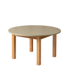 Round Sage Kids Table – 35" Diameter Oak Base