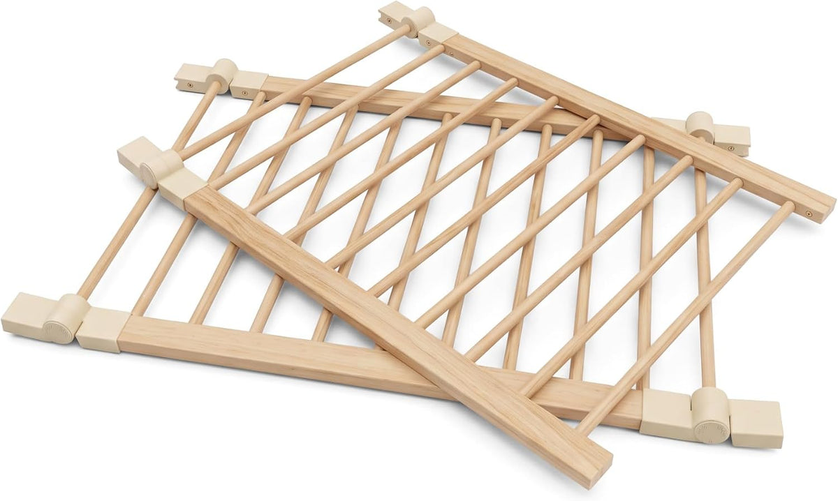Playpen Add-On Panels – 2-Pack of Wooden Bar Panels for the Avenlur Baby Playpen