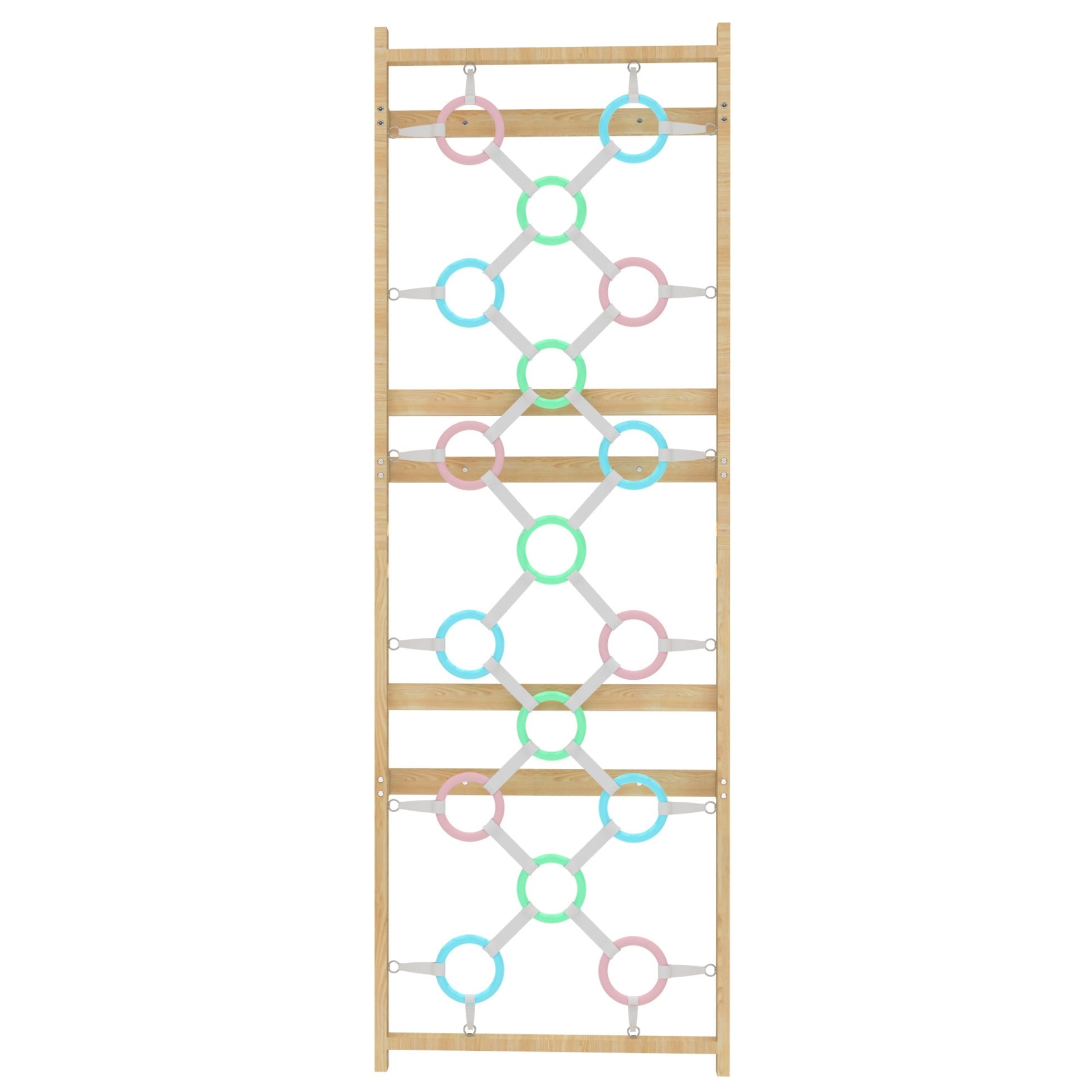 Walnut Modular – Ring Wall Climbing Panel Attachment (For 95”)