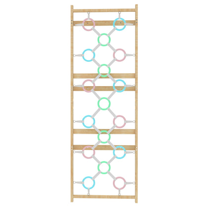 Walnut Modular – Ring Wall Climbing Panel Attachment (For 95”)