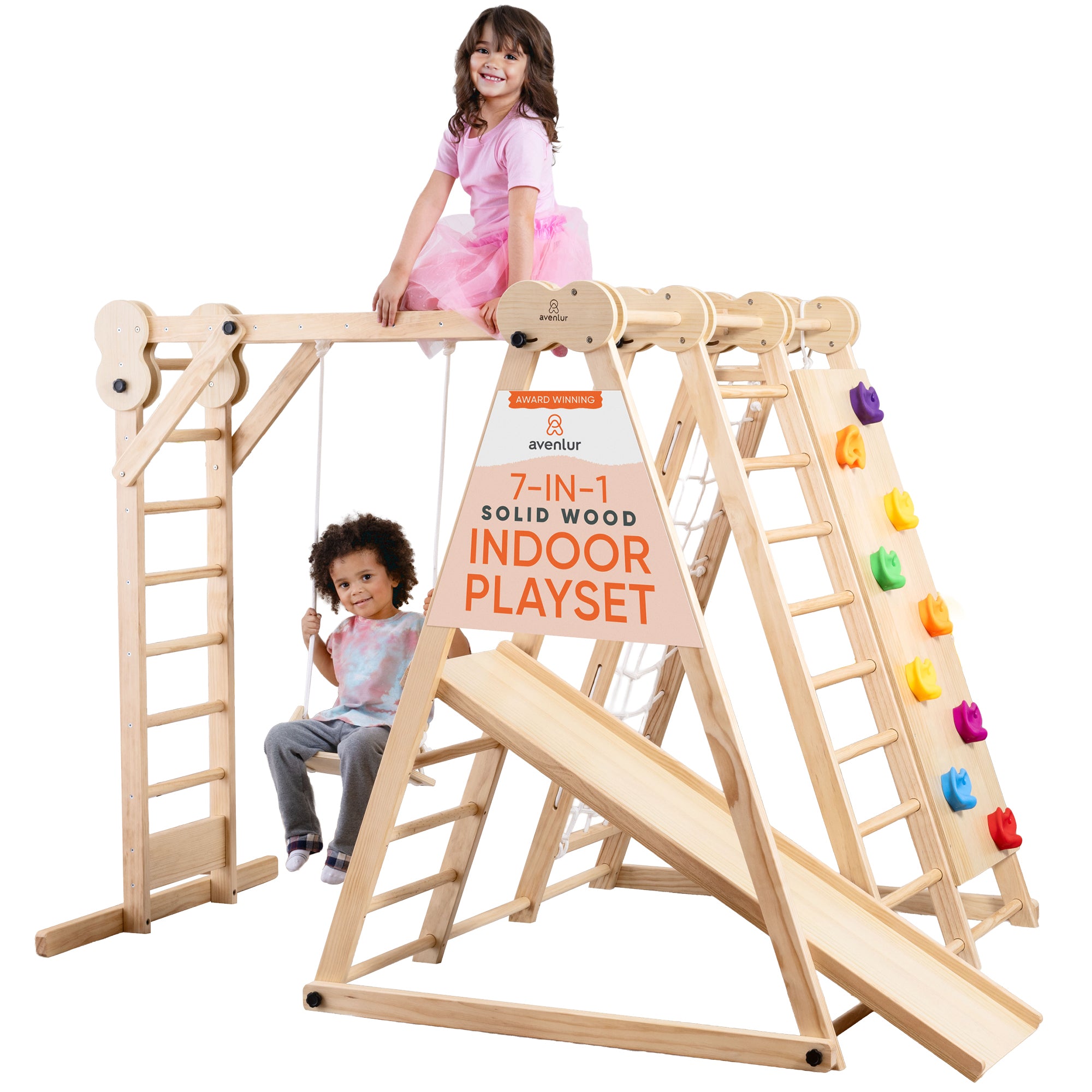 Chestnut - 8-in-1 Jungle Gym for Toddlers