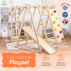 Chestnut - 8-in-1 Jungle Gym for Toddlers