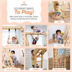 Chestnut - 8-in-1 Jungle Gym for Toddlers