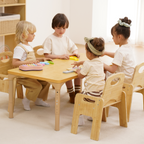 Avenlur Adrian wooden kids table set with 4 chairs