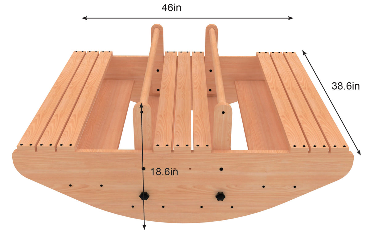 Avenlur Banyan jumbo wooden rocker and climber playset