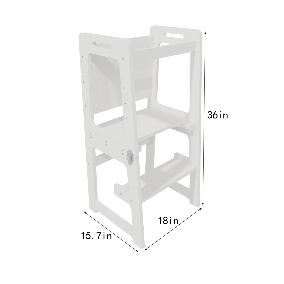 Avenlur Date kitchen tower in desk mode for toddler art and snacks