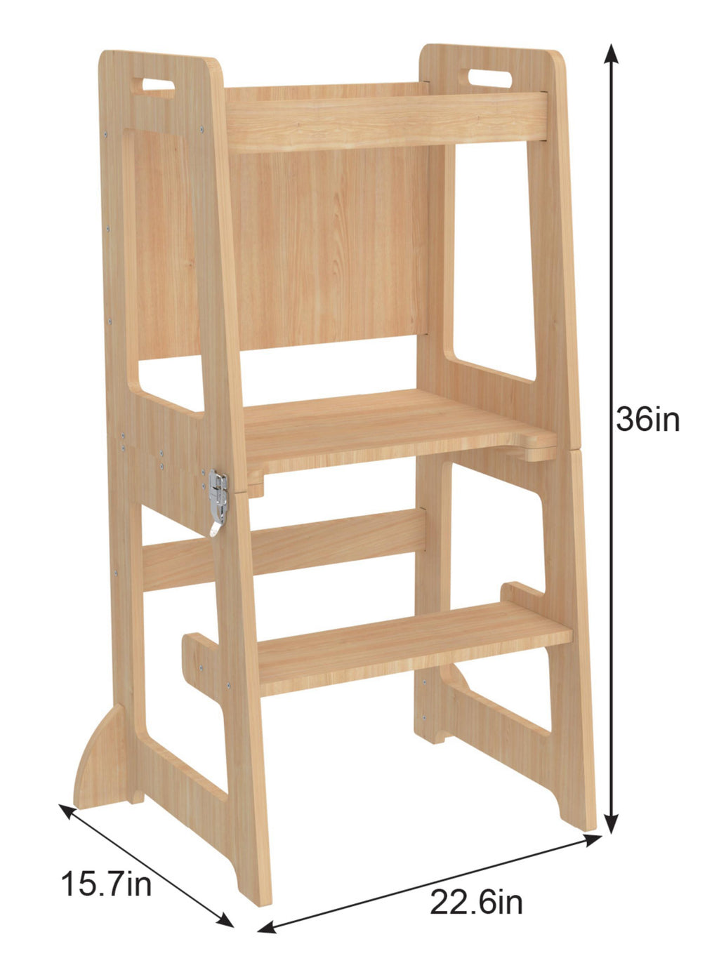 Avenlur Date kitchen tower in natural wood