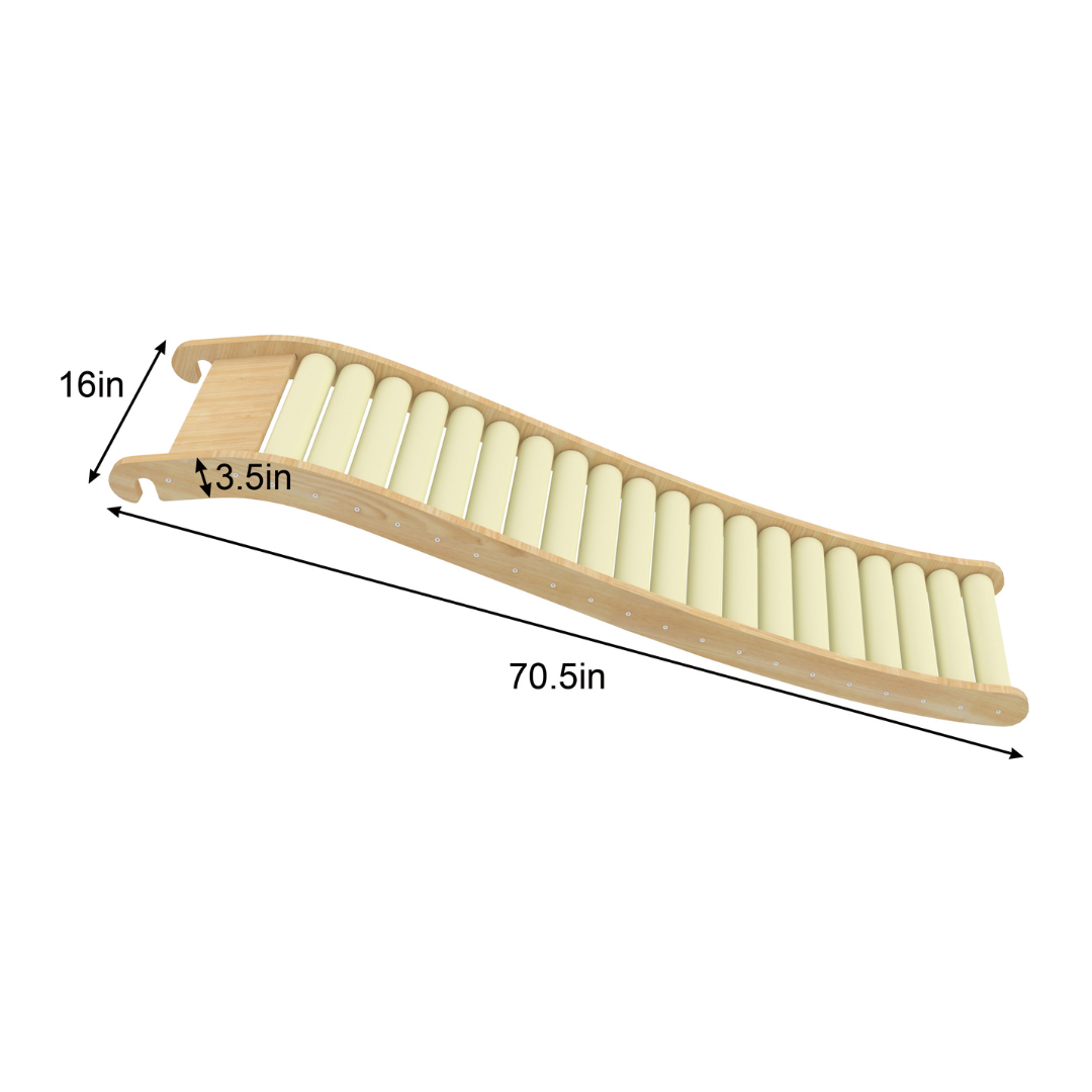 Avenlur foam roller slide features and compatible climbers