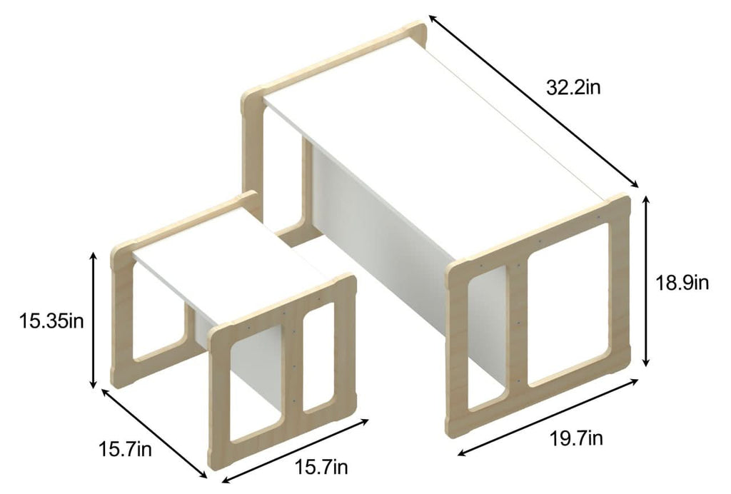 Avenlur Hanover convertible table, chair and bench set