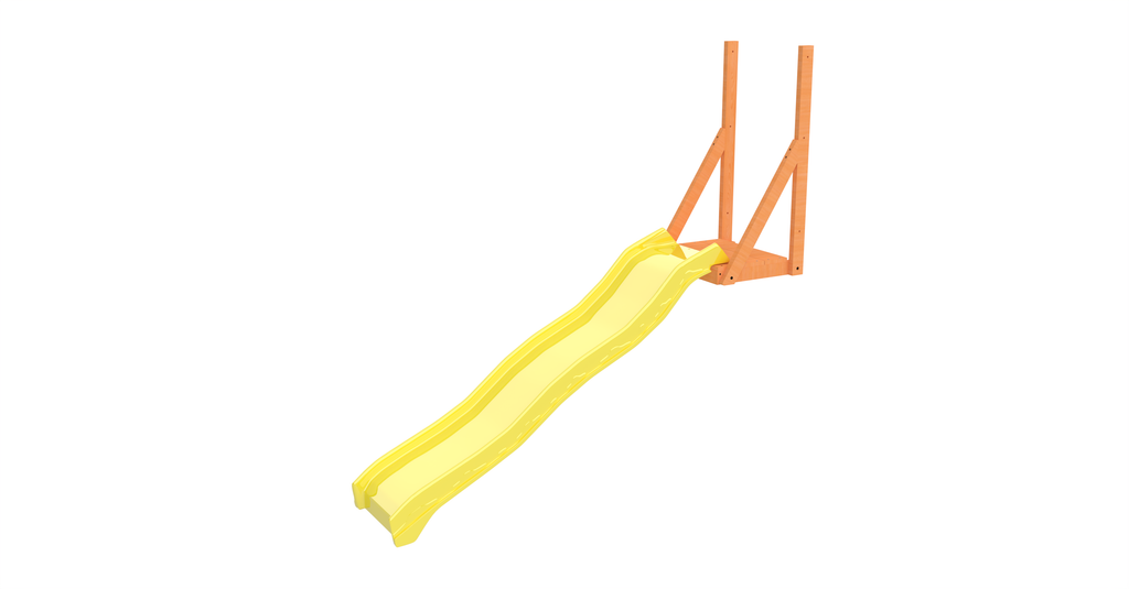 Avenlur Hawthorn slide attachment for the Hawthorn outdoor jungle gym