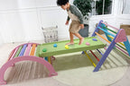 Avenlur Hazel Montessori climbing set for toddlers with triangle and ramp