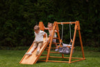 Avenlur Juniper toddler climbing frame outdoors with climbing ladder
