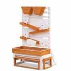 Avenlur large wooden water table, a multi-level sensory play station