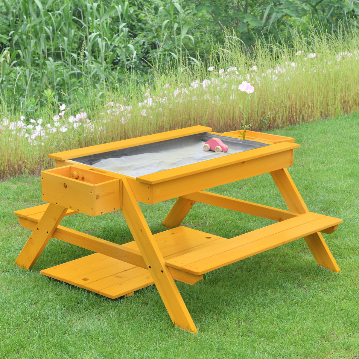 Avenlur Mojave wooden kids picnic table and sand table
