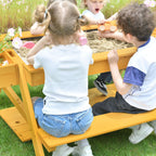Avenlur Mojave outdoor kids table with attached benches
