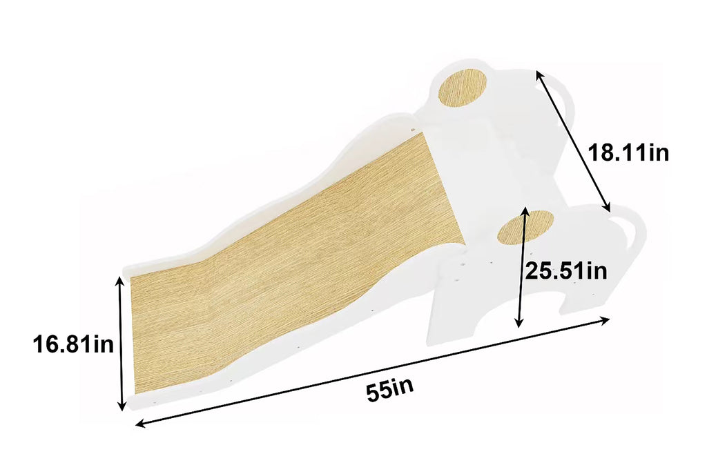 Side view of the Avenlur Nima elephant slide