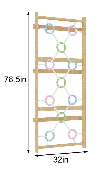 Avenlur ring wall panel add-on for the 79 inch Walnut Modular