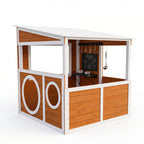 Avenlur Saffron kids outdoor playhouse with serving window