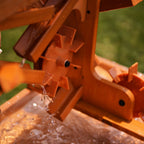Avenlur small wooden water table set up outdoors