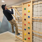 Avenlur stretch bar features and compatible wall climbers