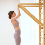 Avenlur Swedish ladder pull-up bar and stretch bar close up