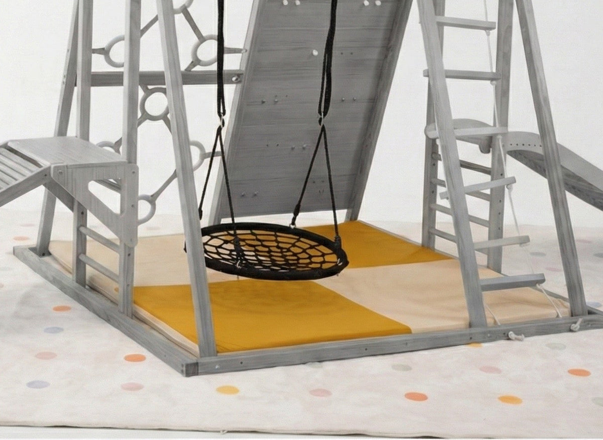 Avenlur Sweetgum cushioned play mat for the Sweetgum 8-in-1 indoor wooden playset