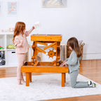 Side view of the Avenlur outdoor water table for toddlers