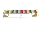 Avenlur Willow rainbow seesaw and balance beam for toddler gross motor play