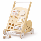 Avenlur wooden baby activity walker with sensory play panel