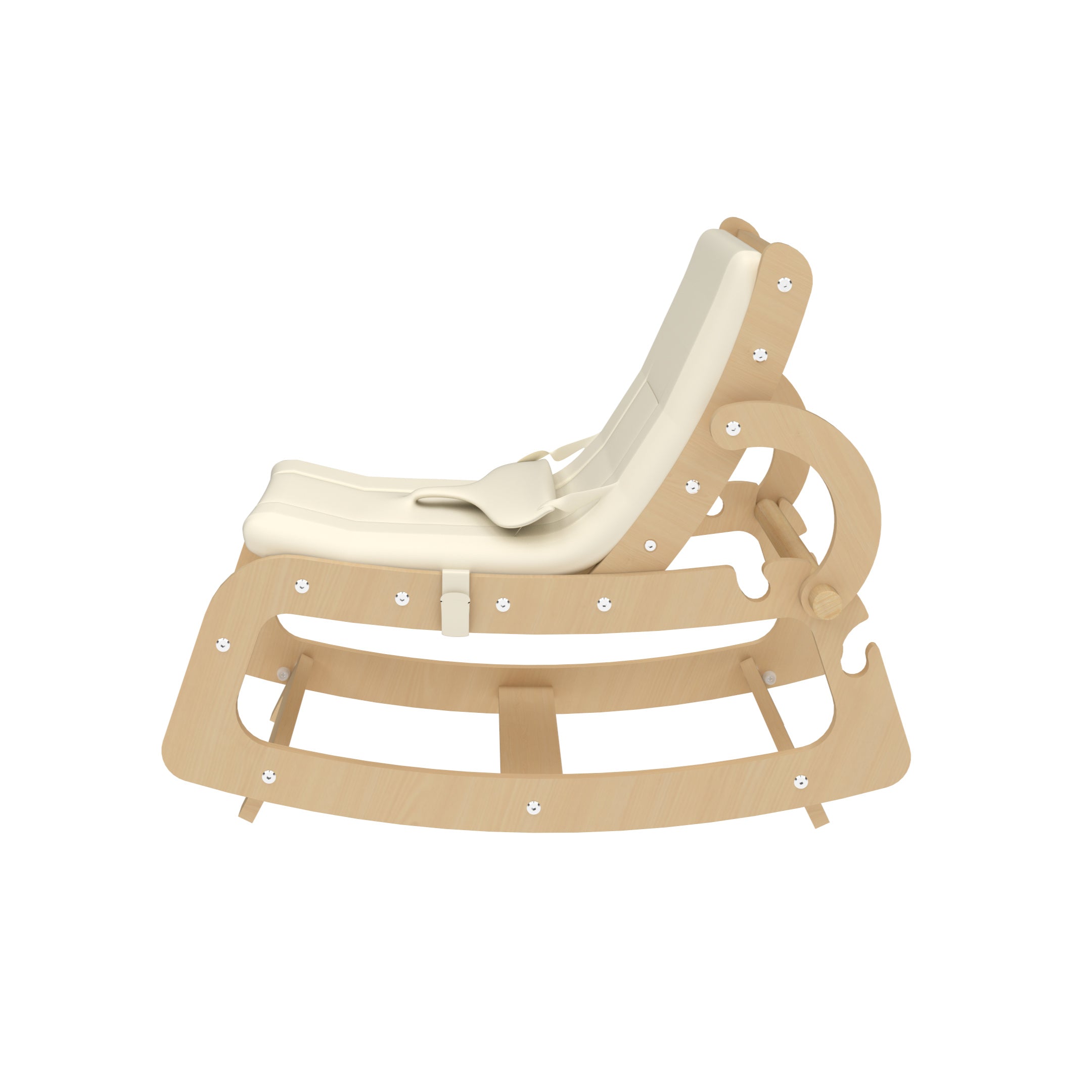 Avenlur Hemlock Wooden Baby Rocker – Soothing Infant Sleeper for Newborns