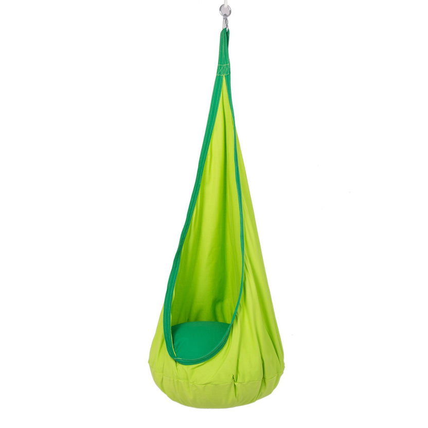 Avenlur tear-drop sensory swing in green for Grove, Walnut, Neem and Betula climbers