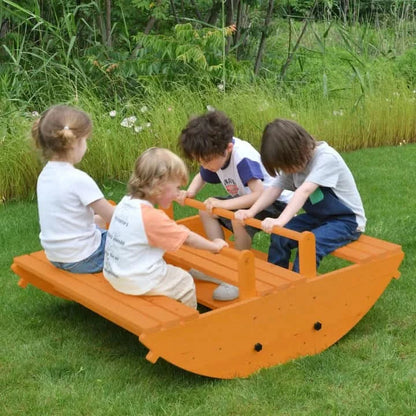 Banyan Jumbo Outdoor Rocker and Climber Playset.