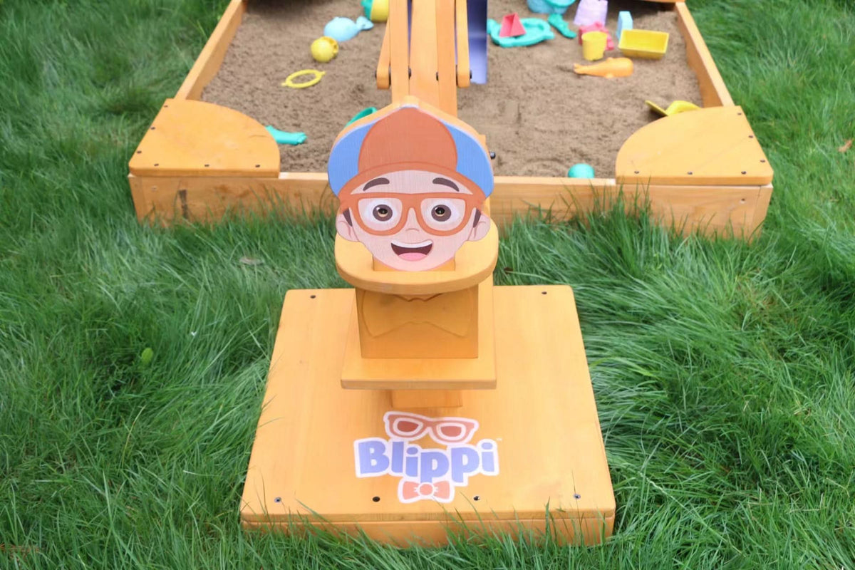 Blippi excavator 360 degree swivel seat