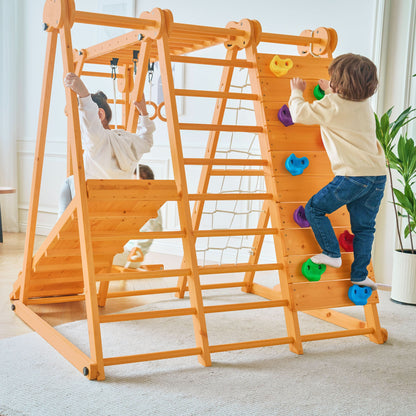 Chestnut - 8-in-1 Indoor-Klettergerüst für Kleinkinder