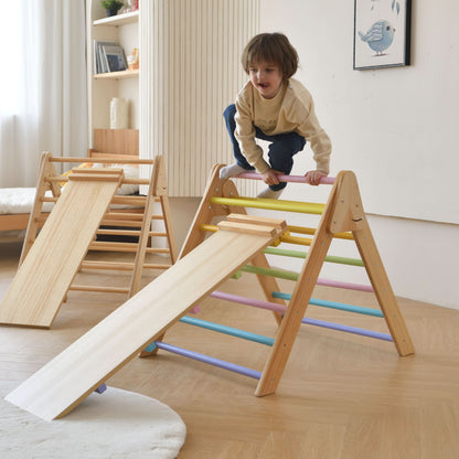 Olive- Pikler Triangle Ladder and Climber Slide - Multiple Sizes.