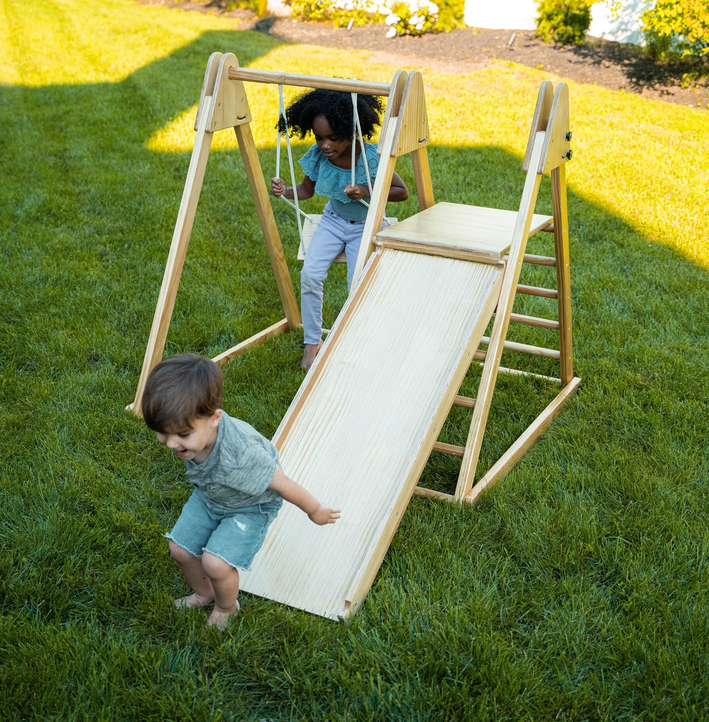 Juniper - Real Wood Folding Playset.