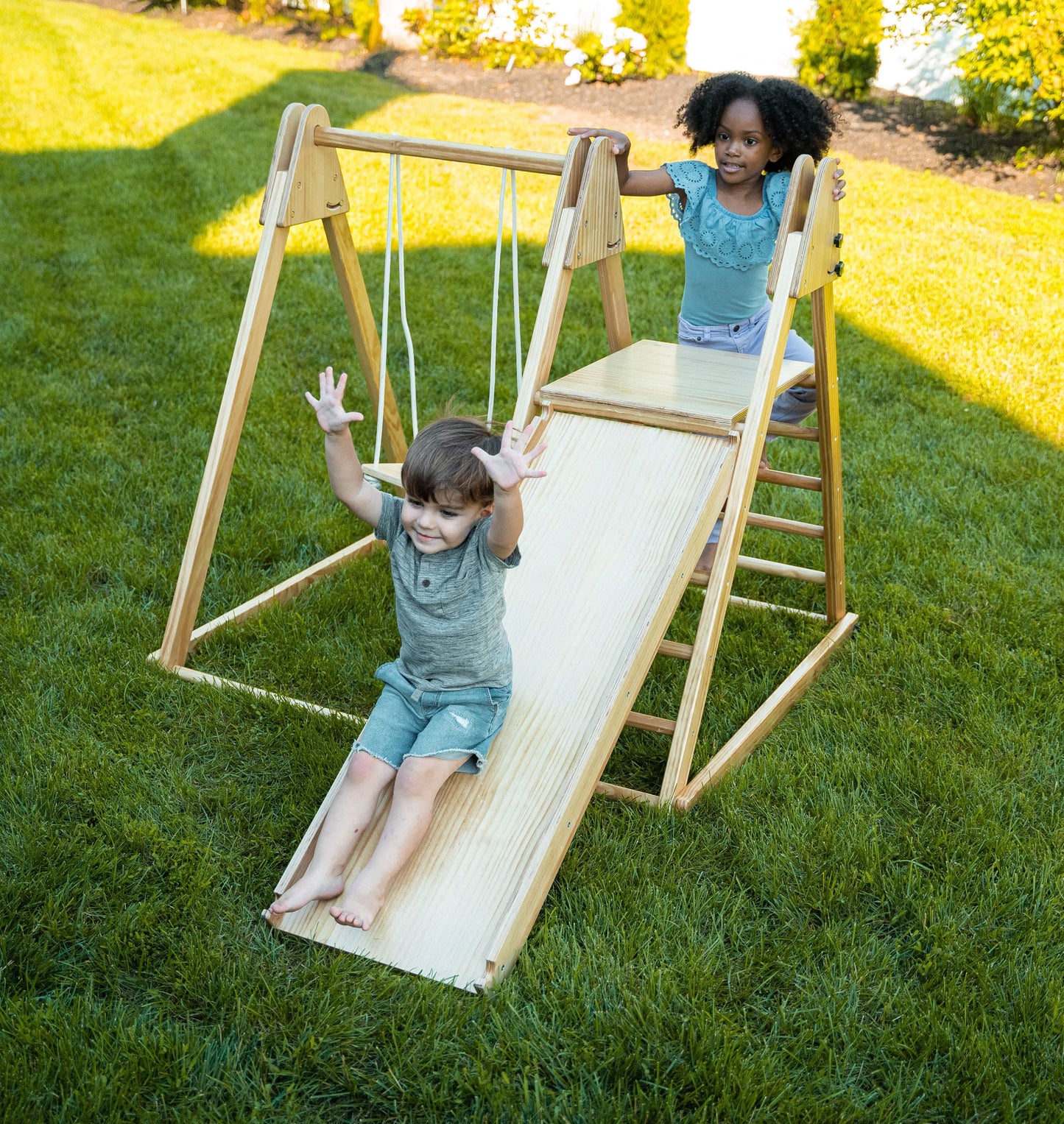 Juniper - Real Wood Folding Playset.